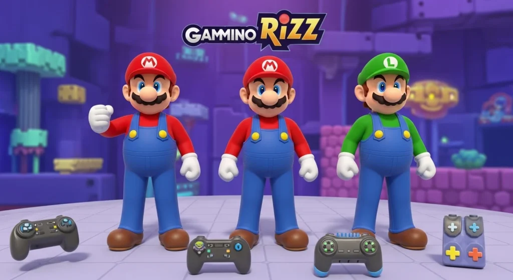 Gaming-Inspired Mario Rizz Lines for Players