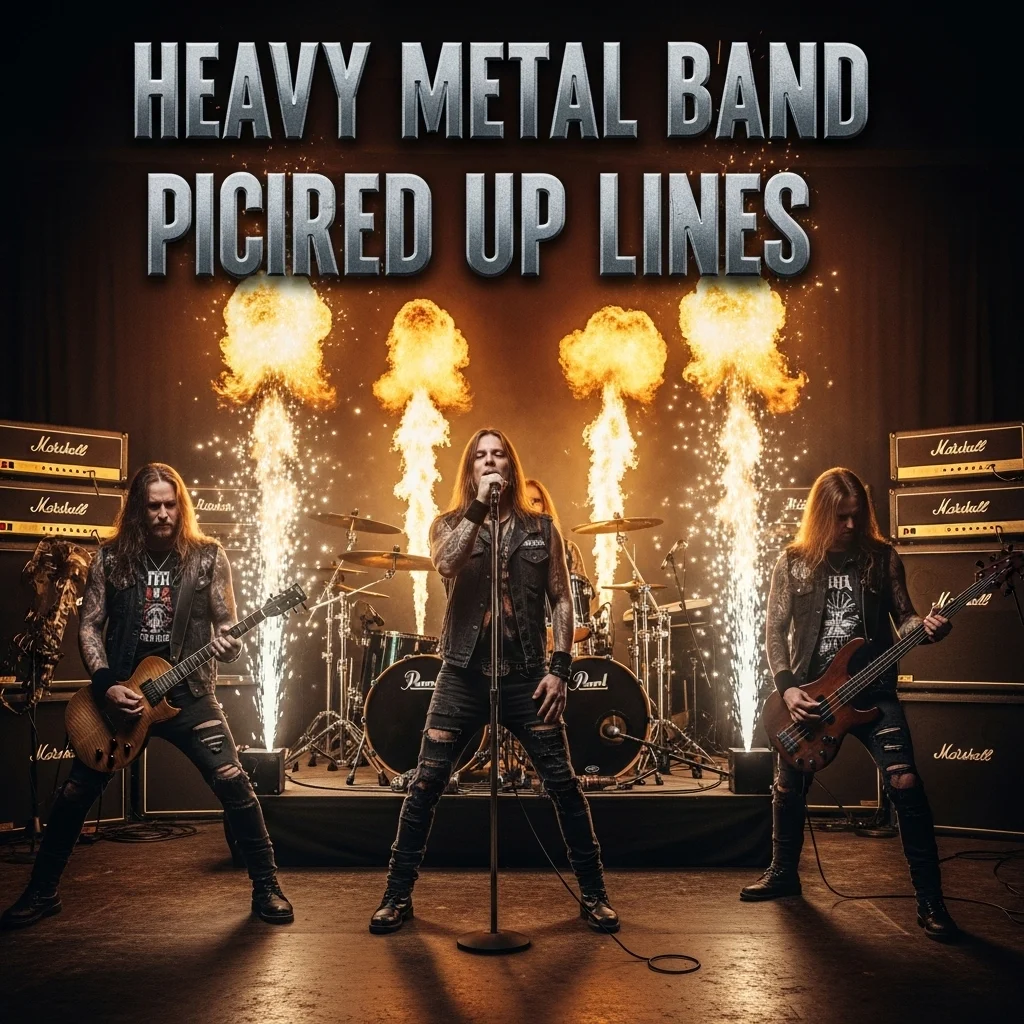 Heavy Metal Band Inspired Pick Up Lines