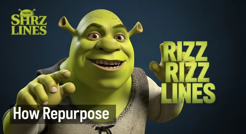 🔁 How to Repurpose Shrek Rizz Lines