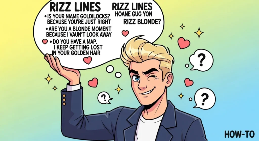 How to Use Blonde Rizz Lines