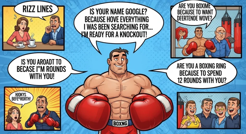 How to Use Boxing Rizz Lines