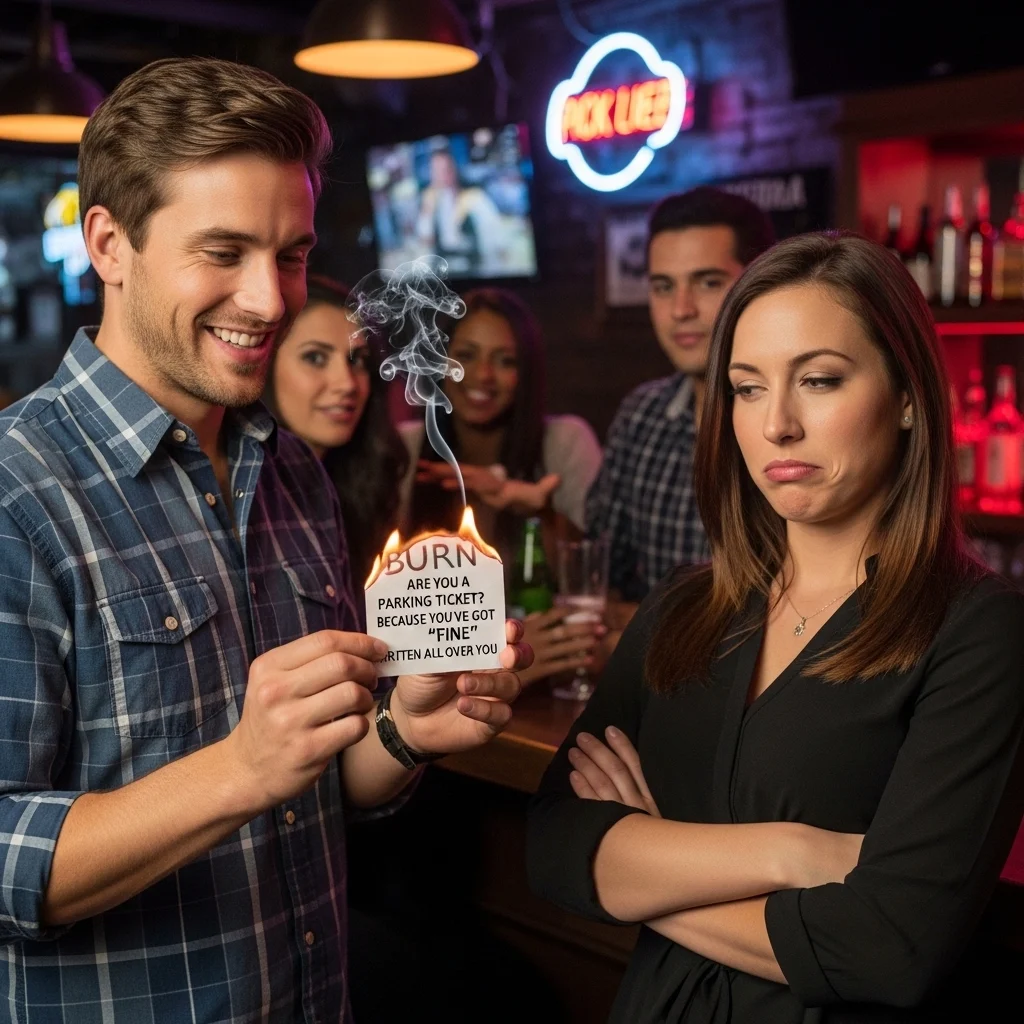 How to Use Burn Pick Up Lines