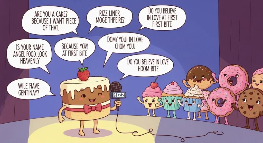 How to Use Cake Rizz Lines