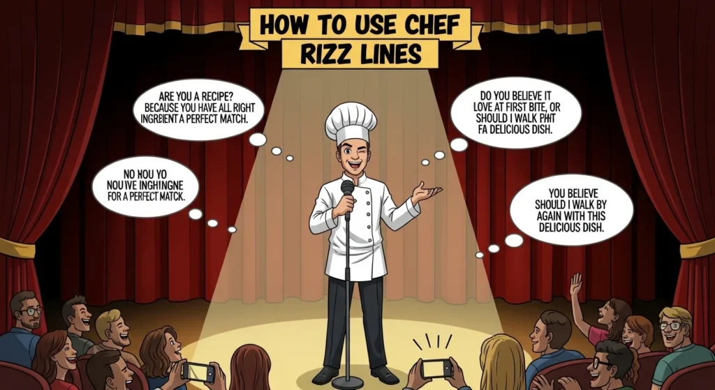 How to Use Chef Rizz Lines
