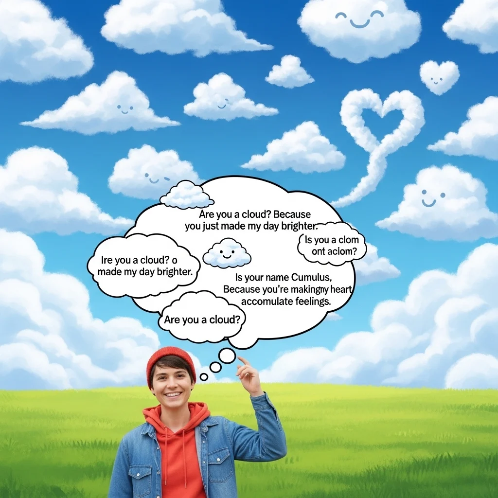 How to Use Cloud Pick Up Lines 