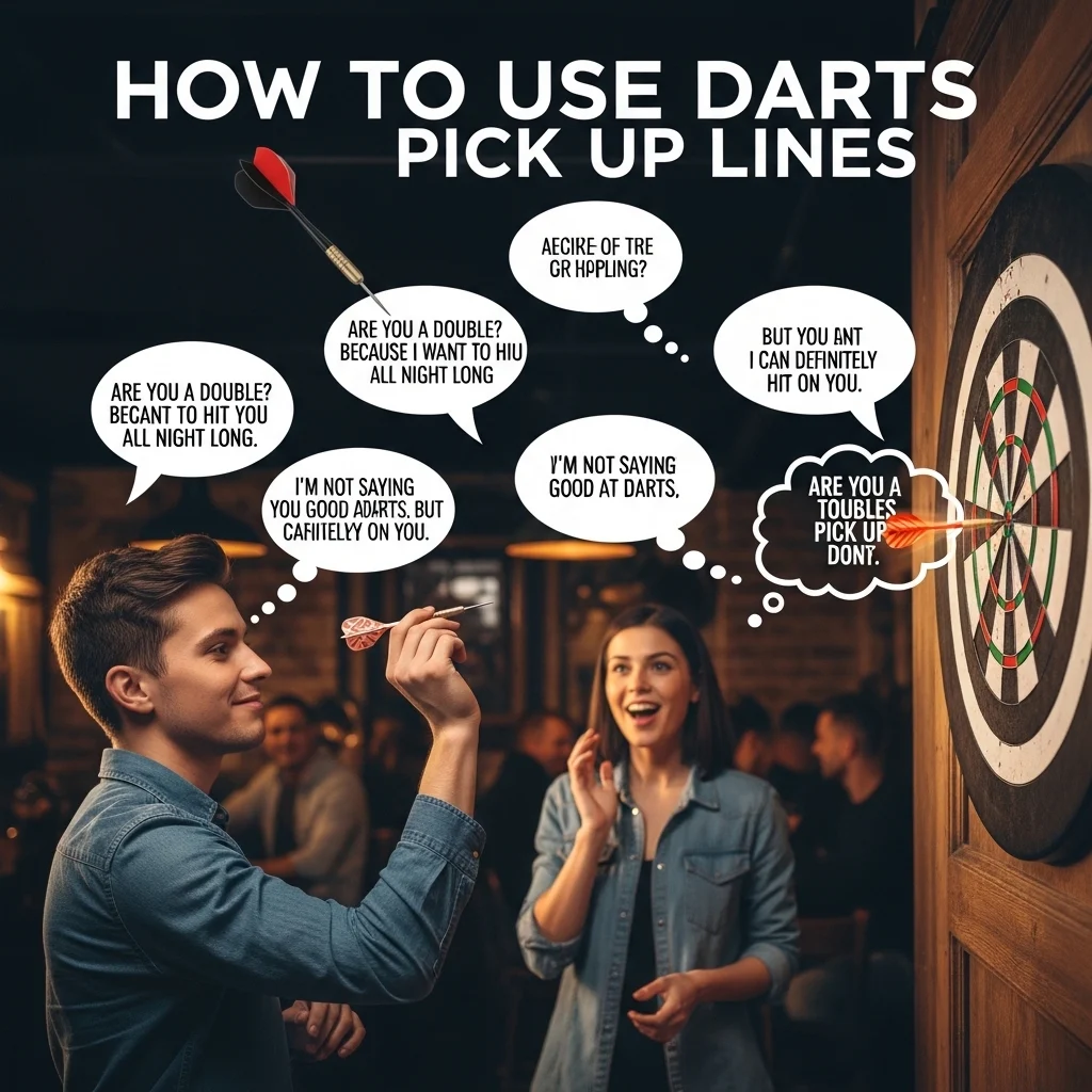 How to Use Darts Pick Up Lines