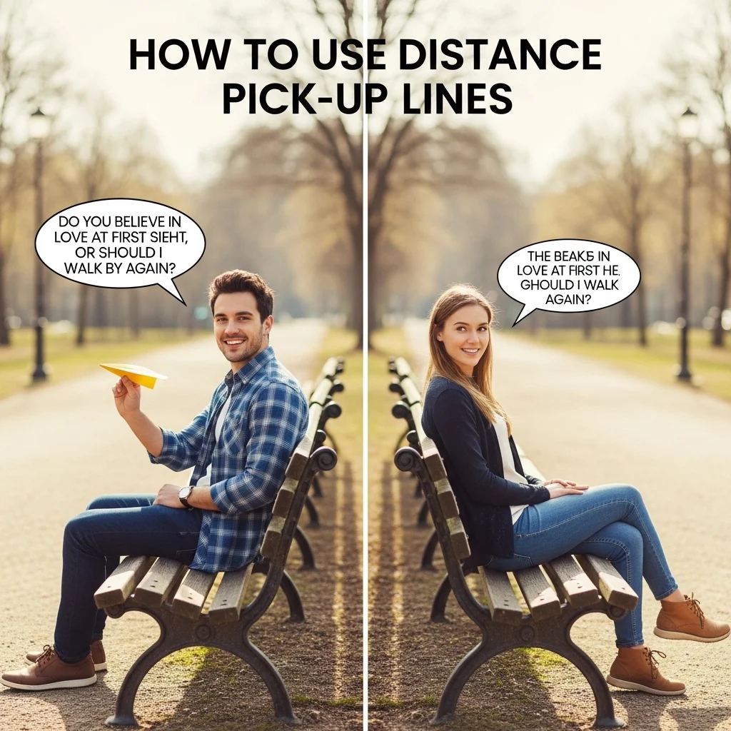 how to use Distance Pick Up Lines