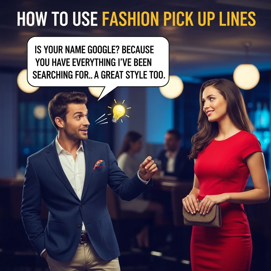 How to Use Fashion Pick Up Lines