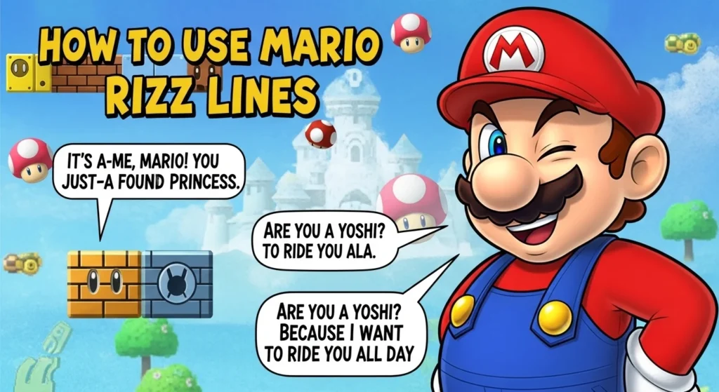 How to Use Mario Rizz Lines