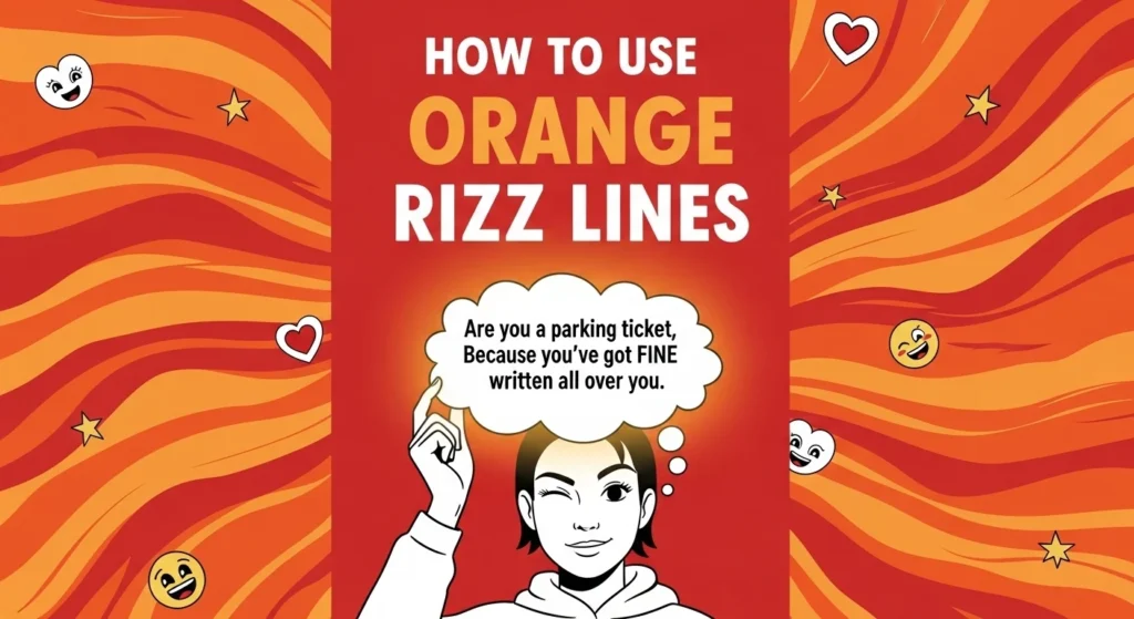 How to Use Orange Rizz Lines