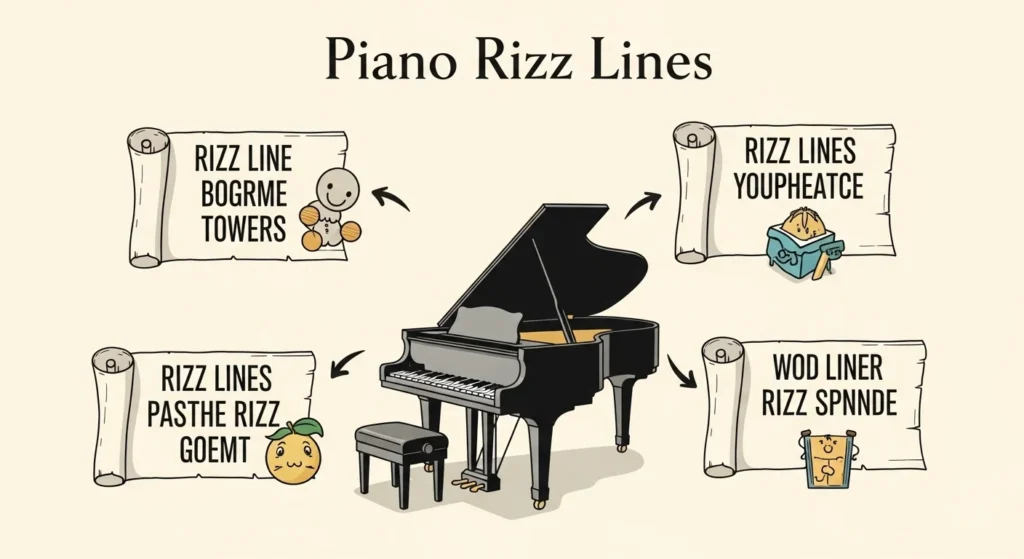 How to Use Piano Rizz Lines