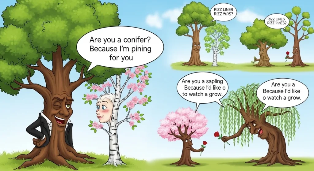 How to Use Tree Rizz Lines