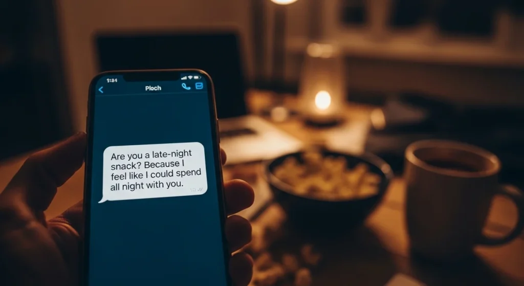 Late-Night Snack Rizz Lines for Midnight Chats