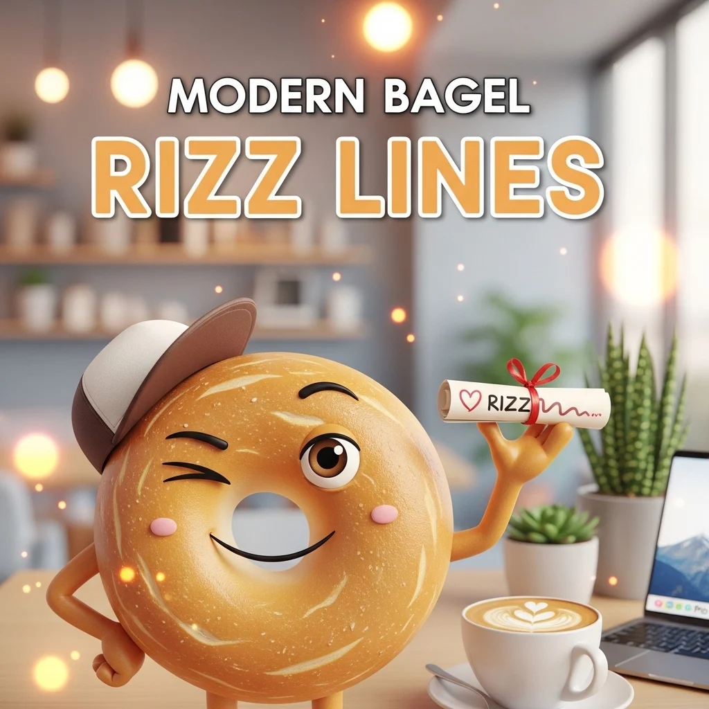 Modern Bagel Rizz Lines