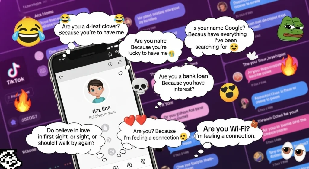 Modern Funny Ass Rizz Lines (Gen Z, Online, Internet-Aware)