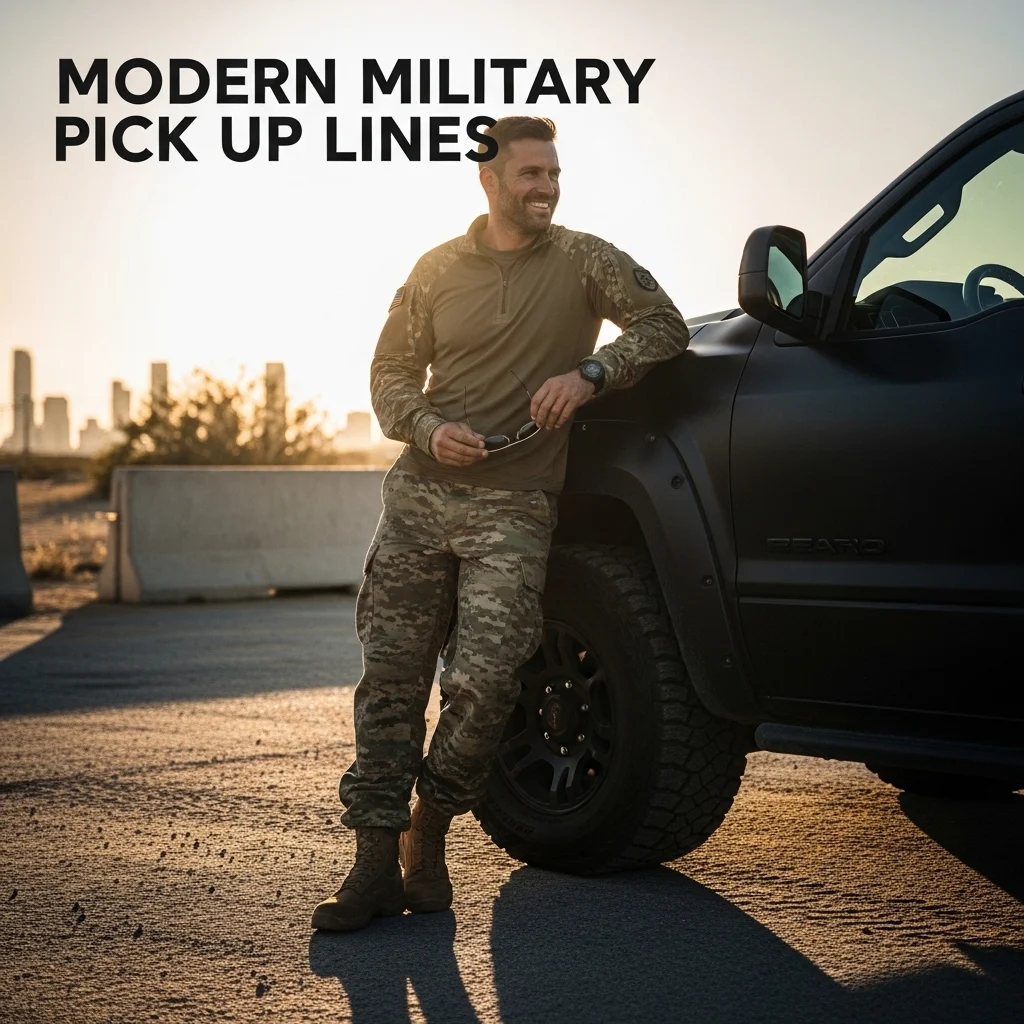 Modern Military Pick Up Lines