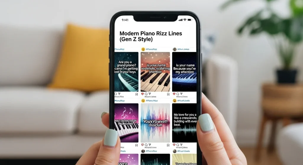 📱 Modern Piano Rizz Lines (Gen Z Style)