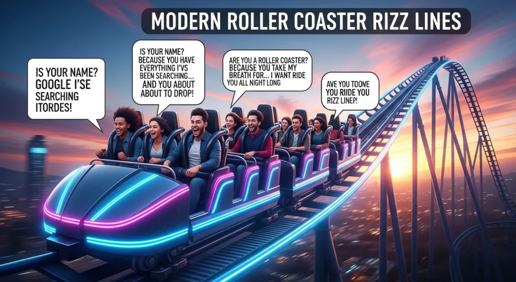 Modern Roller Coaster Rizz Lines