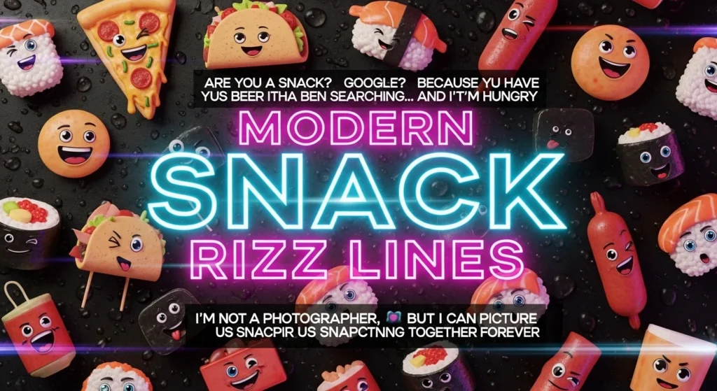 Modern Snack Rizz Lines