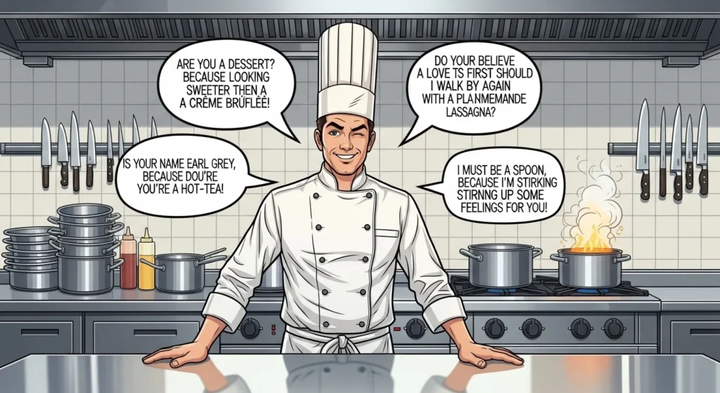 Pickup Chef Rizz Lines for First Impressions