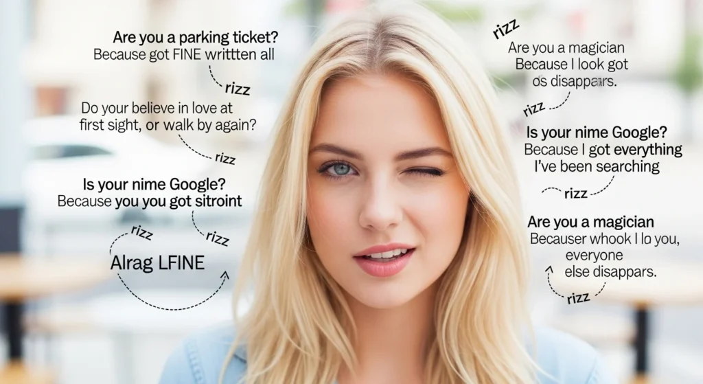 Playful Blonde Rizz Lines for Lighthearted Flirting