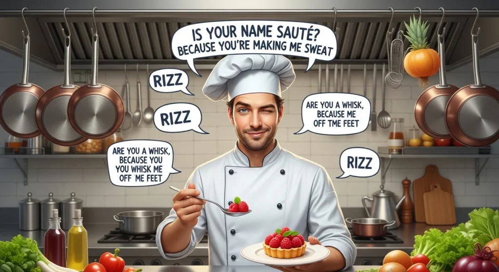 Playful Chef Rizz Lines for Lighthearted Flirting
