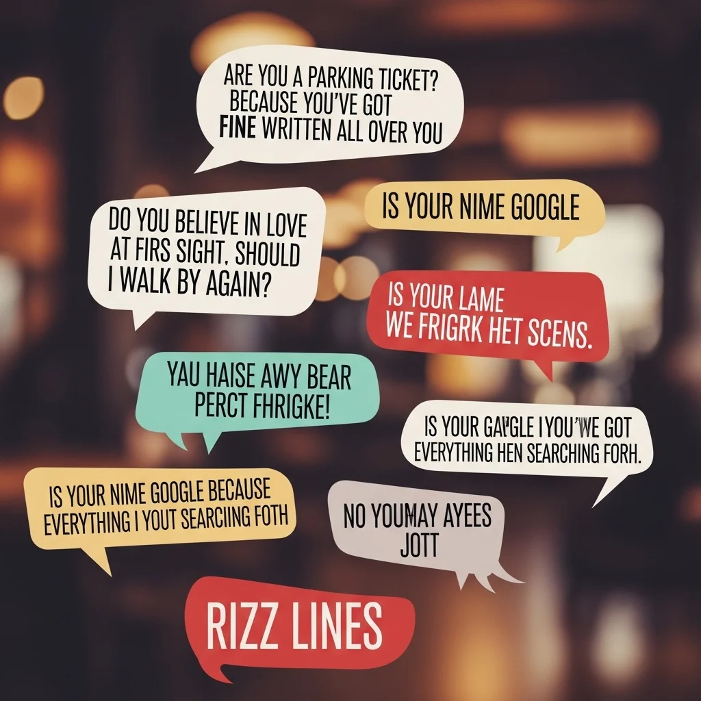 Playful confident rizz lines