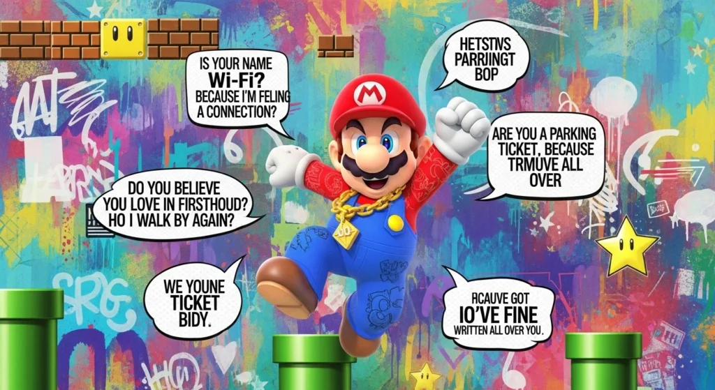Playful Mario Rizz Lines for Fun Conversations