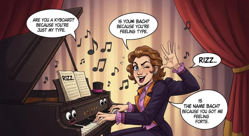 🕺 Playful Piano Rizz Lines