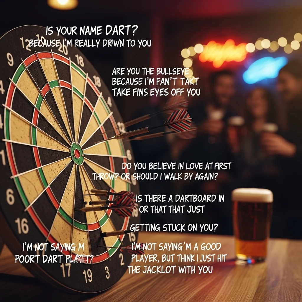 Pub & Bar Darts Pick Up Lines
