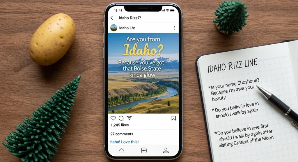 Repurposing Idaho Rizz Lines for Social Media