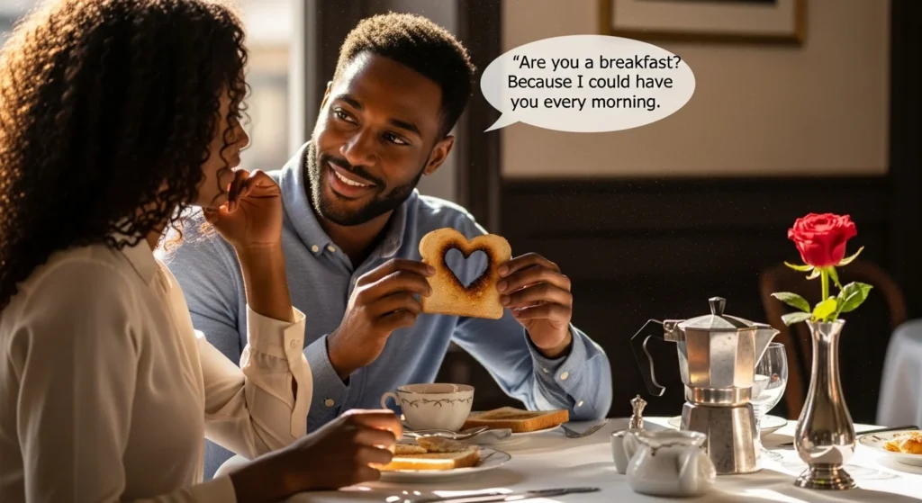 Romantic Breakfast Rizz Lines