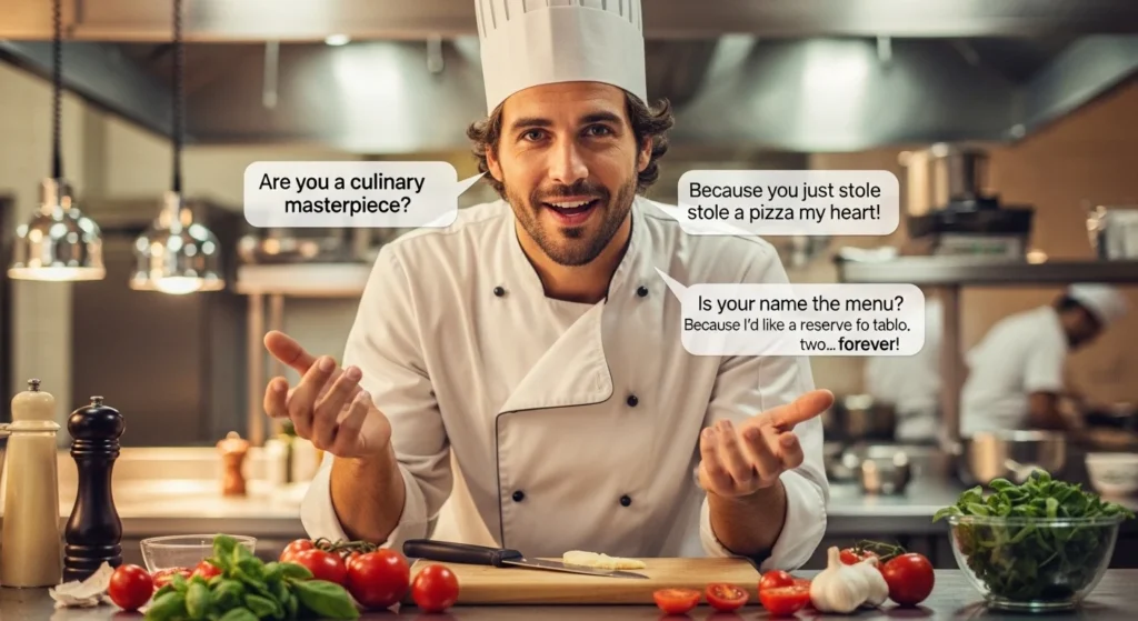 Romantic Chef Rizz Lines to Melt Hearts