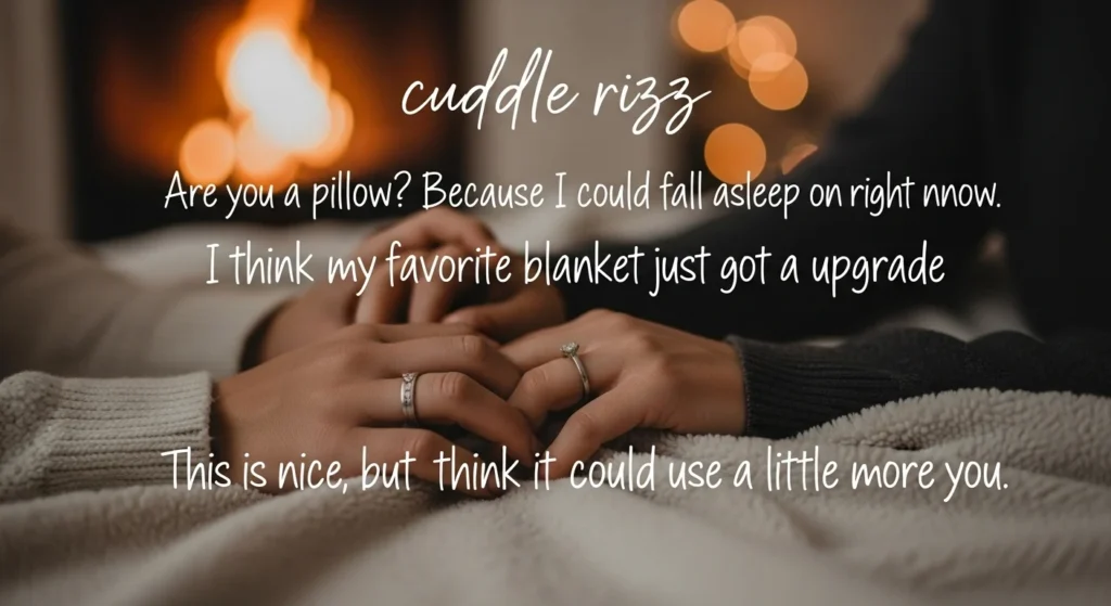 Romantic Cuddle Rizz Lines to Melt Hearts