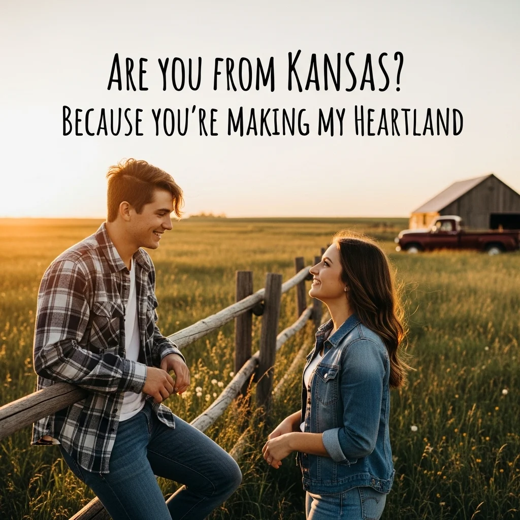 Romantic Kansas Rizz Lines