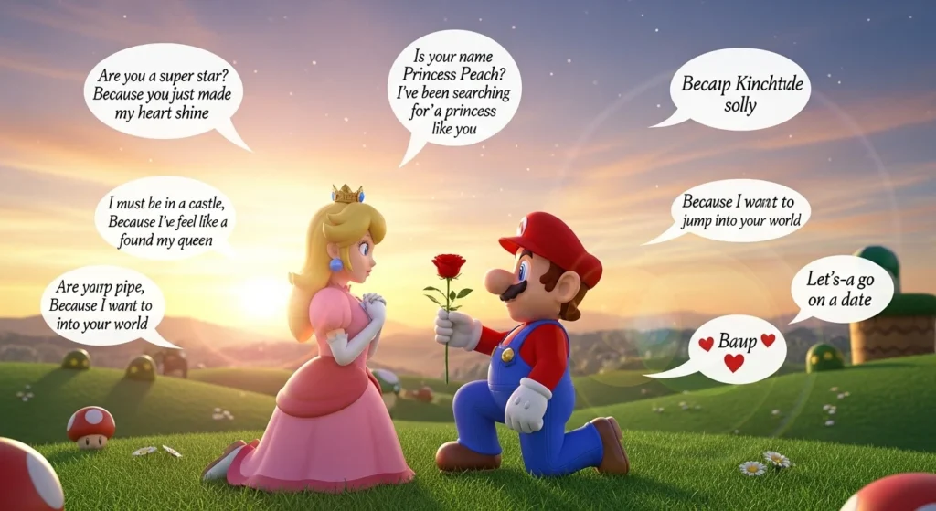 Romantic Mario Rizz Lines to Win Hearts