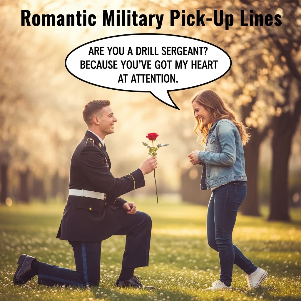 Romantic Military Pick Up Lines