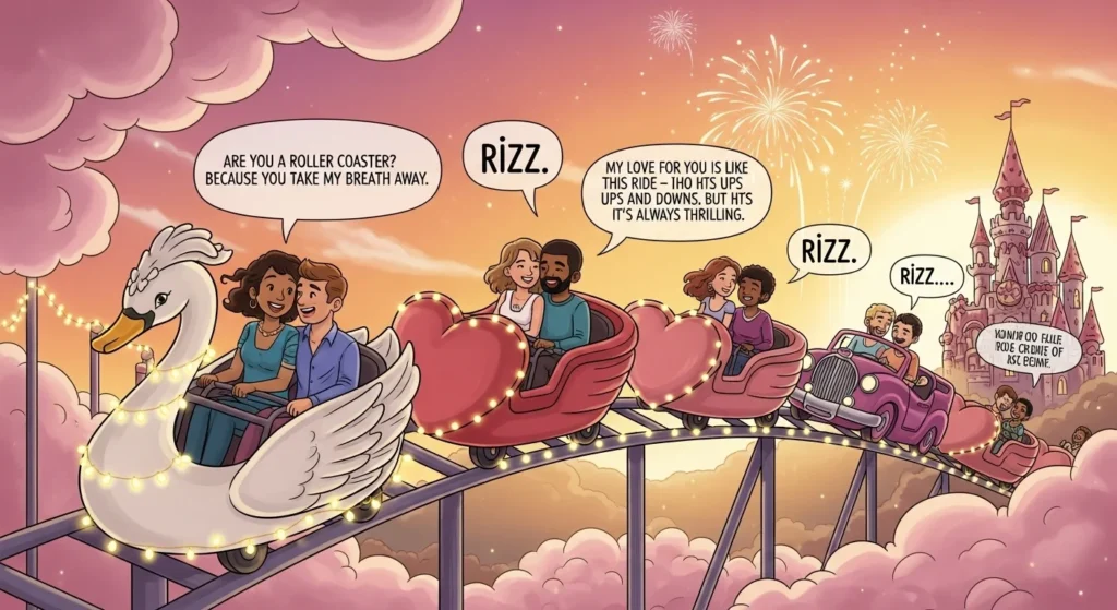 🎢 Romantic Roller Coaster Rizz Lines to Melt Hearts