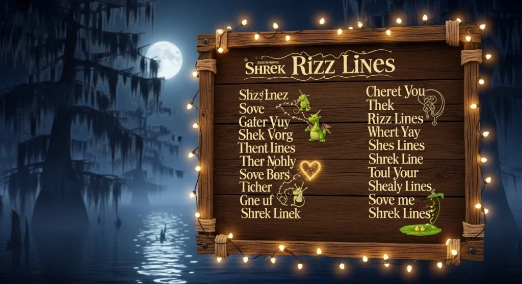 ❤️ Romantic Shrek Rizz Lines to Melt Hearts