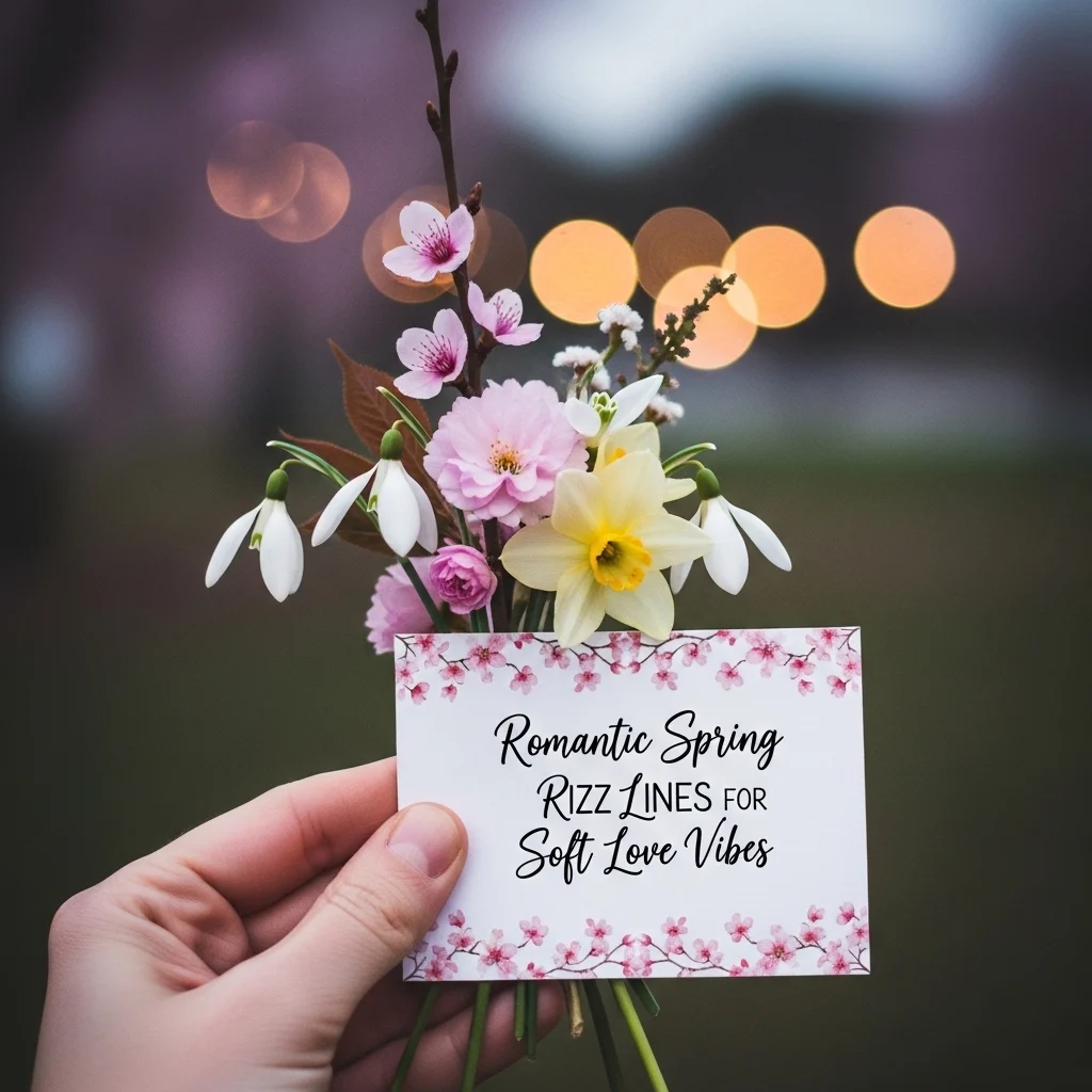 Romantic Spring Rizz Lines for Soft Love Vibes
