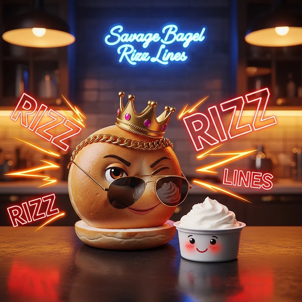 Savage Bagel Rizz Lines
