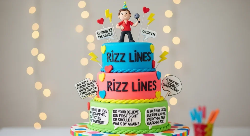 Savage Cake Rizz Lines for Confident Flirting