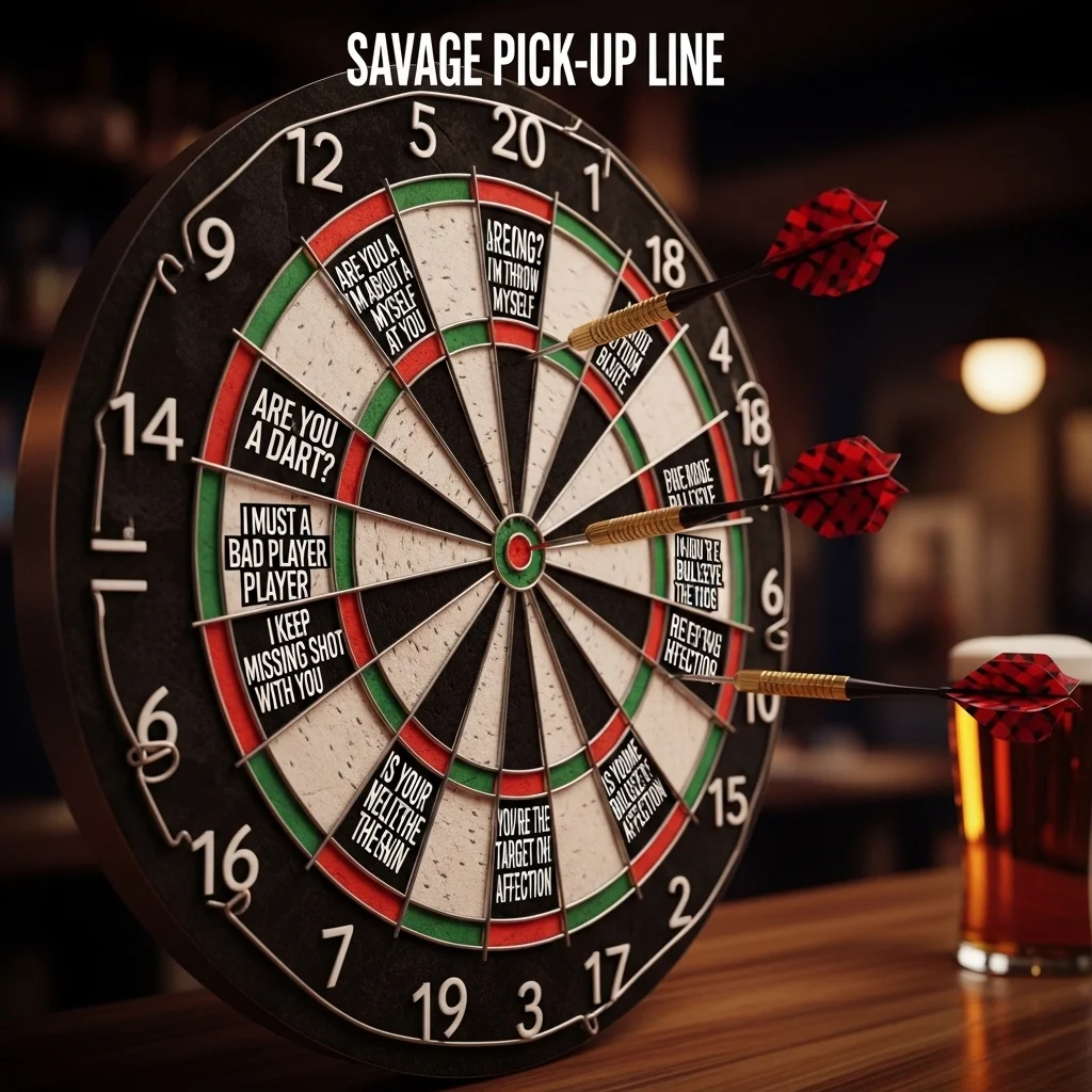 Savage Darts Pick Up Lines