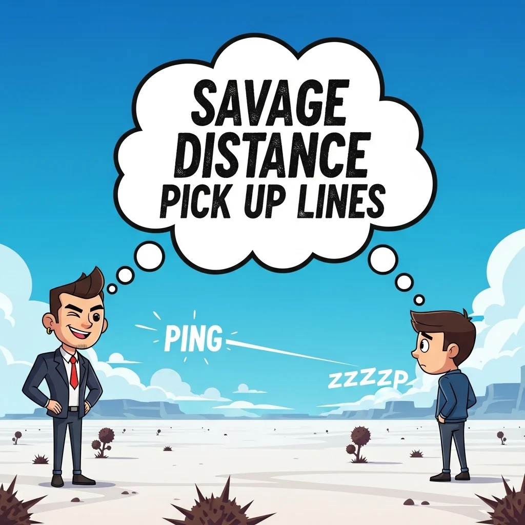 Savage Distance Pick Up Lines