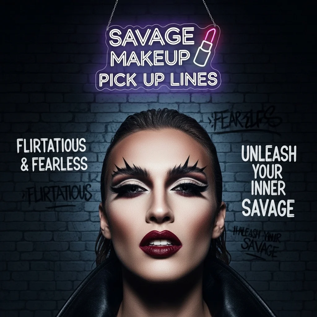 Savage Makeup Pick Up Lines