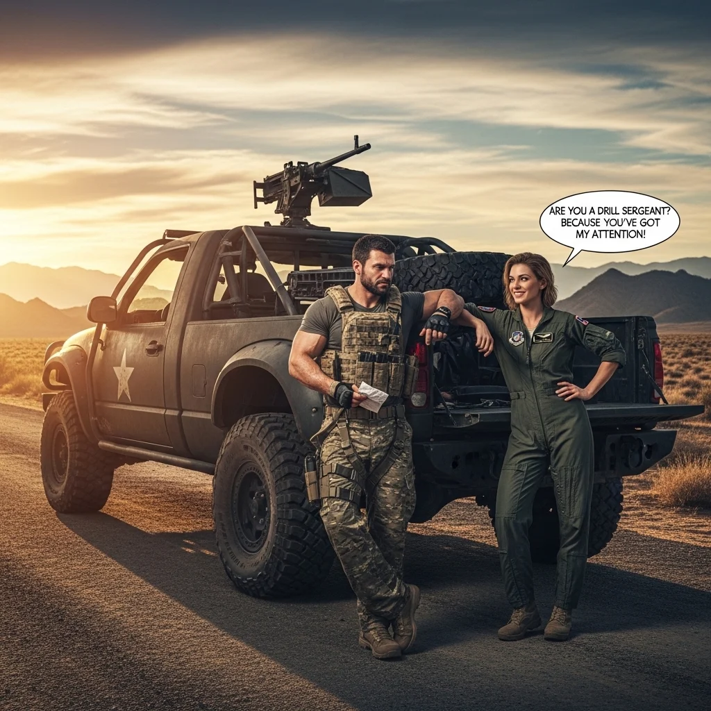 Savage Military Pick Up Lines