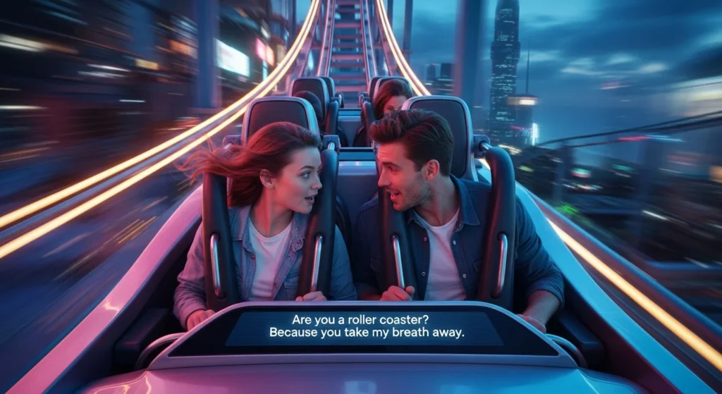 😎 Savage Roller Coaster Rizz Lines for Confident Flirting