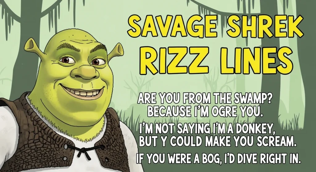 🎯 Savage Shrek Rizz Lines