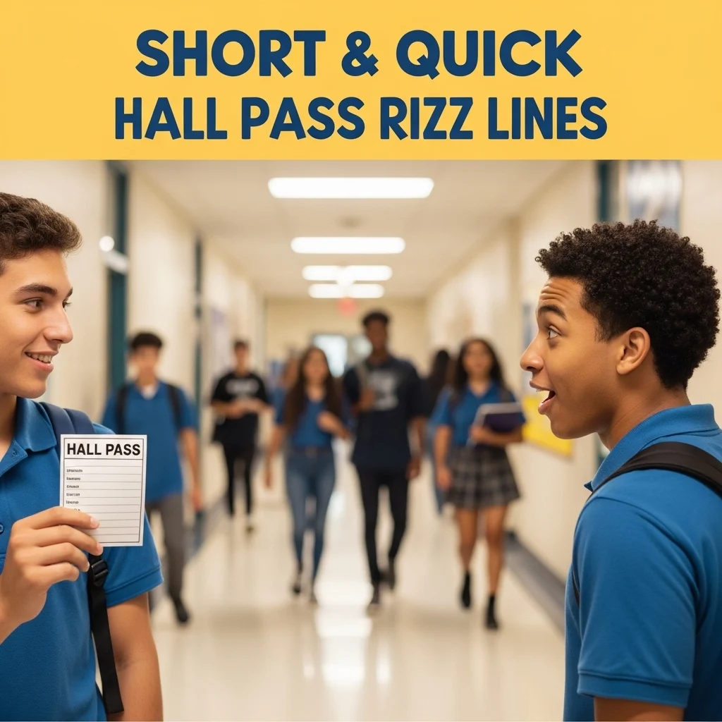 Short & Quick Hall Pass Rizz Lines