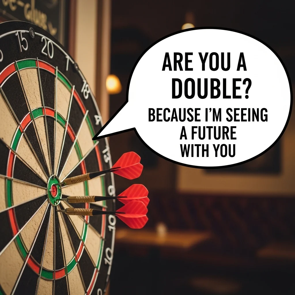 Short & Snappy Darts Pick Up Lines